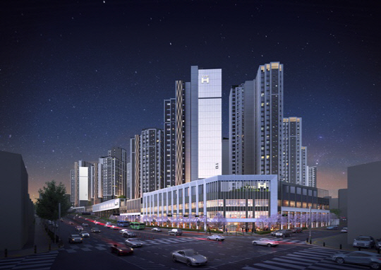 현대건설 '이에이치 방배' 야경 투시도. <현대건설 제공>